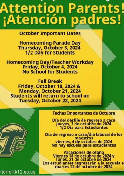 Important Dates: September