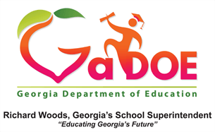 A logo for the georgia department of education