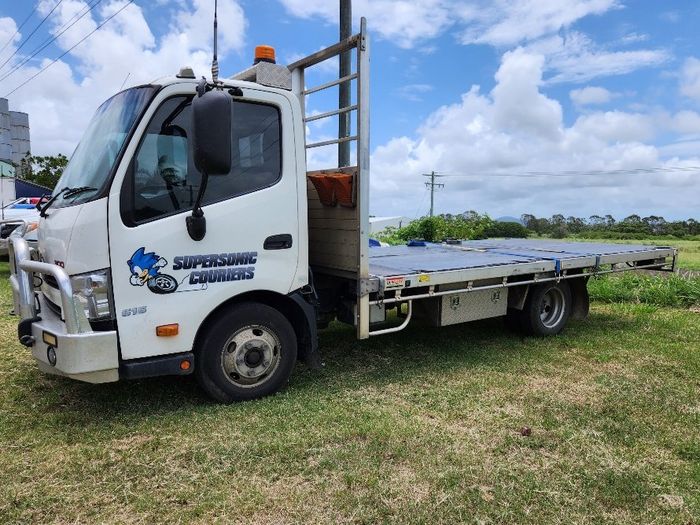 Mining Machine Engine on the Truck - Super Sonic Couriers in West Mackay, QLD