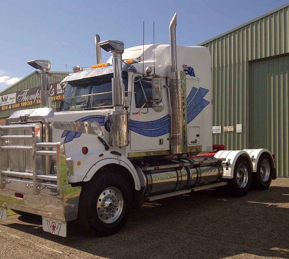 Mining Machine Engine on the Truck  — Supersonic Couriers In West Mackay, QLD