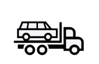 A Tow Truck is Carrying a Car — Supersonic Couriers In West Mackay, QLD