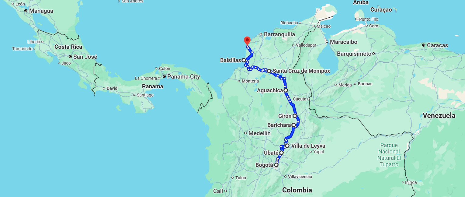 Colombia Map Overview