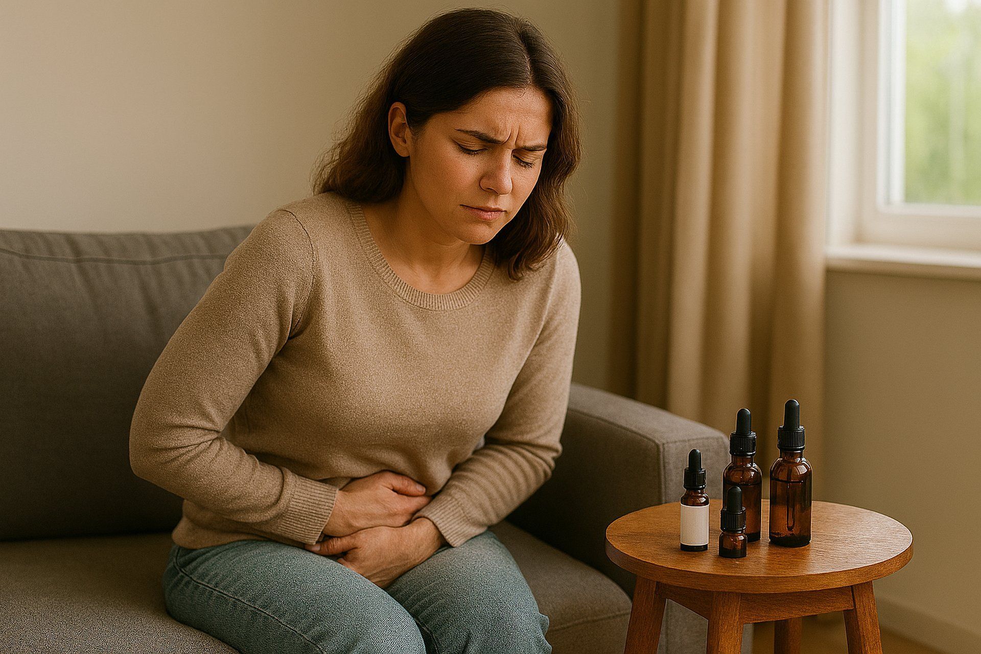 rapariga com dores tensao pre mestrual. Patricia Sofia Homeopatia.