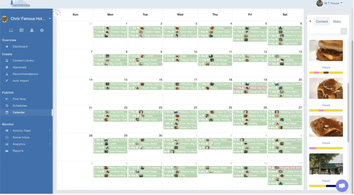 Launch Social Cloud Calendar Scheduling