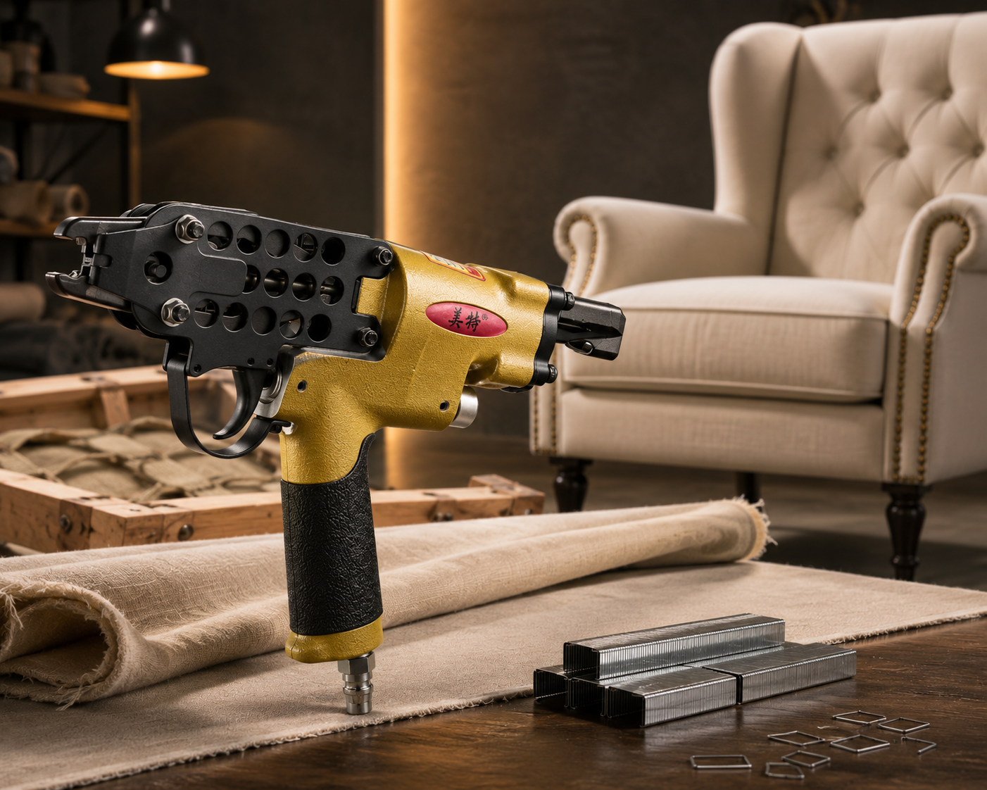 Engrapadora neumática