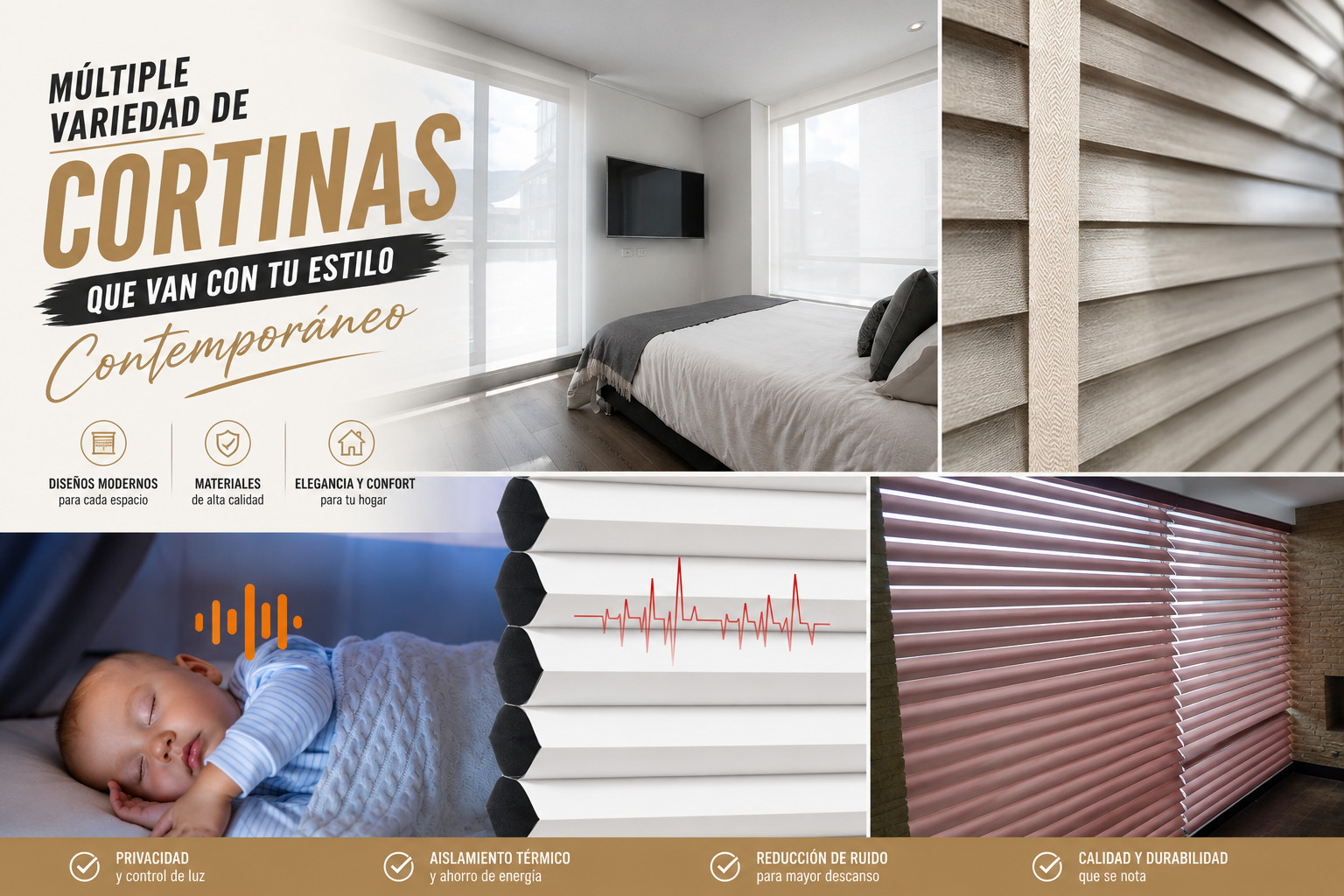 Gran surtido y diversidad de telas para cada sitio y decoración.