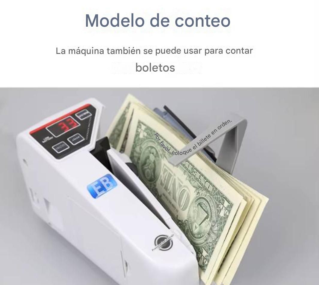 CONTADORA DE BILLETES PORTATIL
