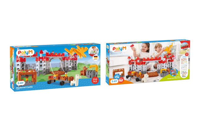 Magna-Tiles Castle 25 pezzi Kit di costruzione magnetica