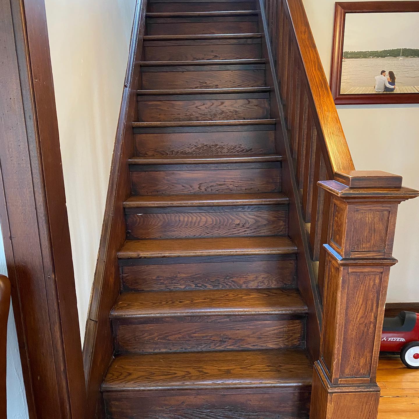 Before image of a old stairs — Hopewell Junction, NY — Genco Floor Coverings, Inc