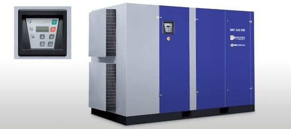 compressore cabinato con centralina