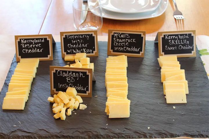 Irish Cheese Plate with Pears and Apples