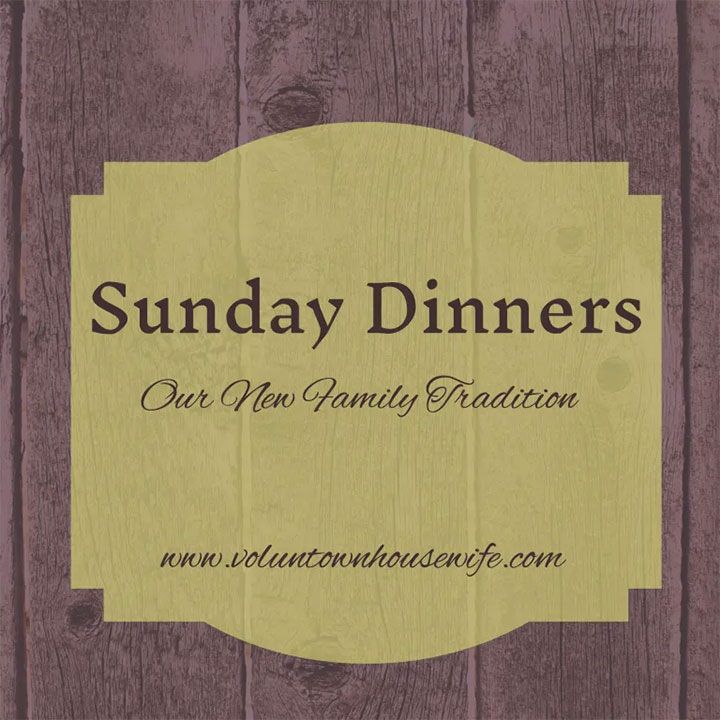 Sunday Dinners