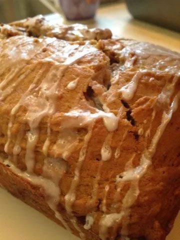Banana Pumpkin Swirl Bread