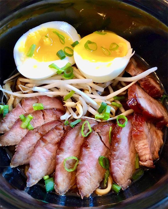 Ramen Noodles and Broth