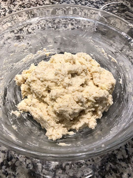 homemade biscuits batter