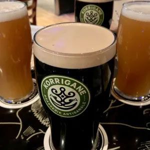 Three glasses of beer