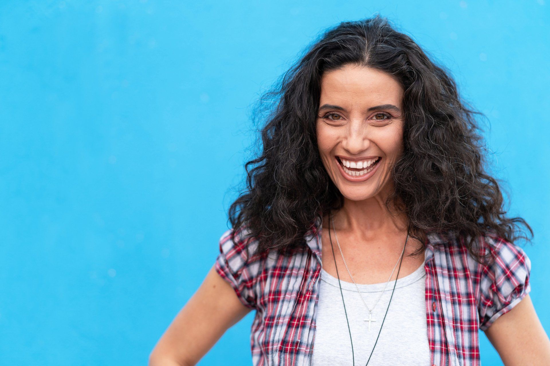 Beautiful Smiling Woman — Fort Gratiot, MI — Hamzavi Dermatology & Dermatology Specialists