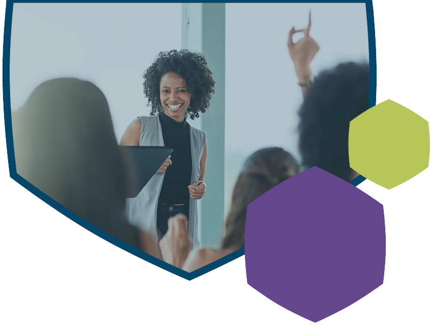 picture of woman providing training
