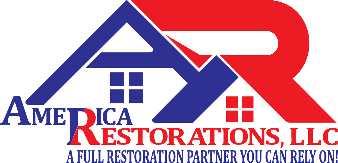 The logo for america restorations llc is a full restoration partner you can rely on.