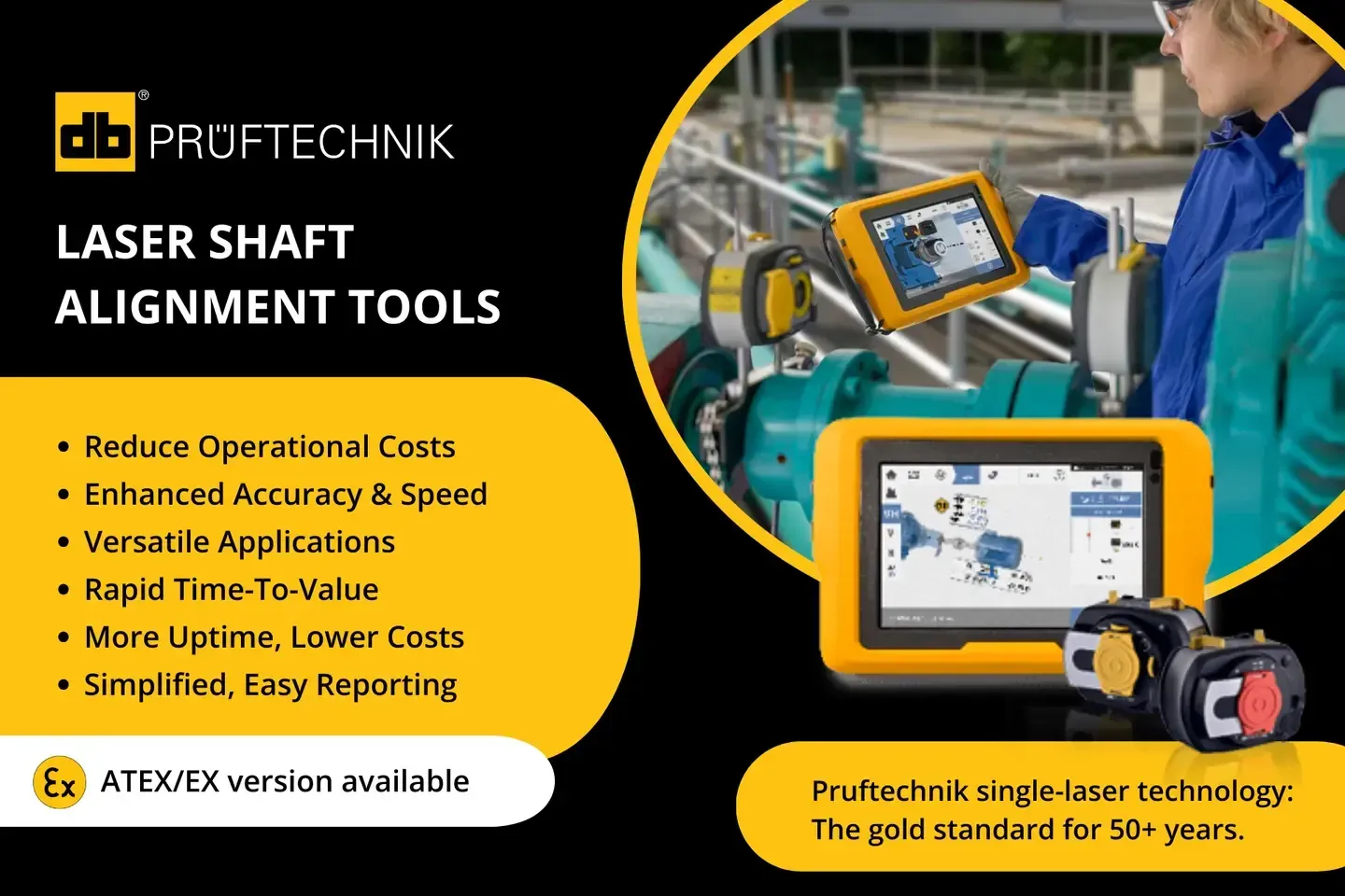 Pruftechnik Laser Shaft Alignment Tools - Tritan Engineering Sdn Bhd, Malaysia