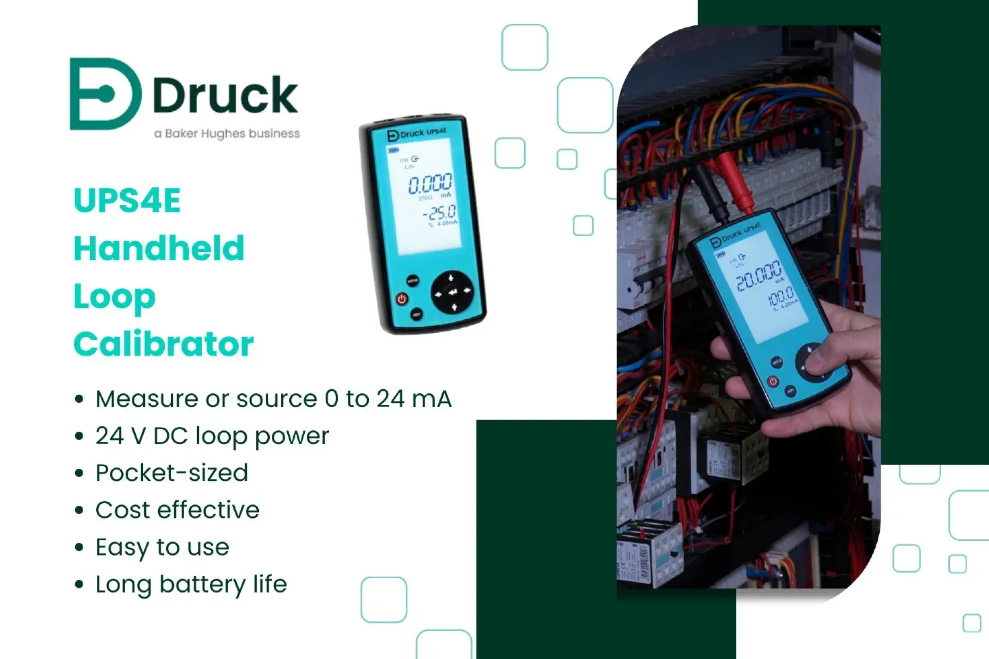 UPS4E Handheld Loop Calibrator