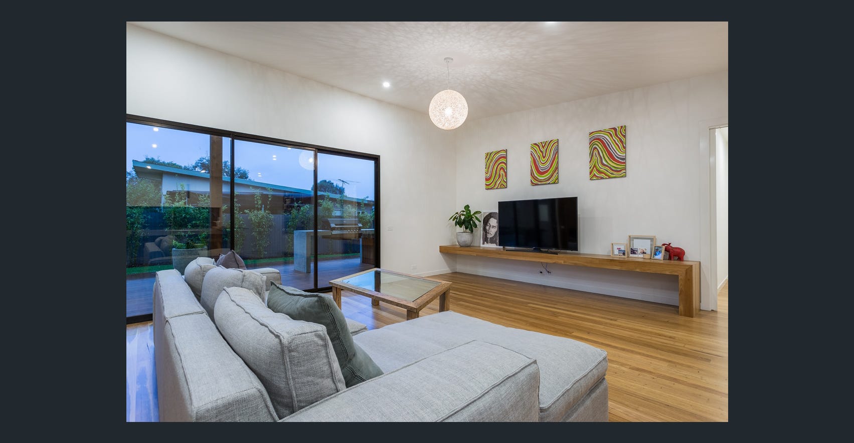 Couch On Living Room — Rye, VIC — Quin Wyatt Building Designers