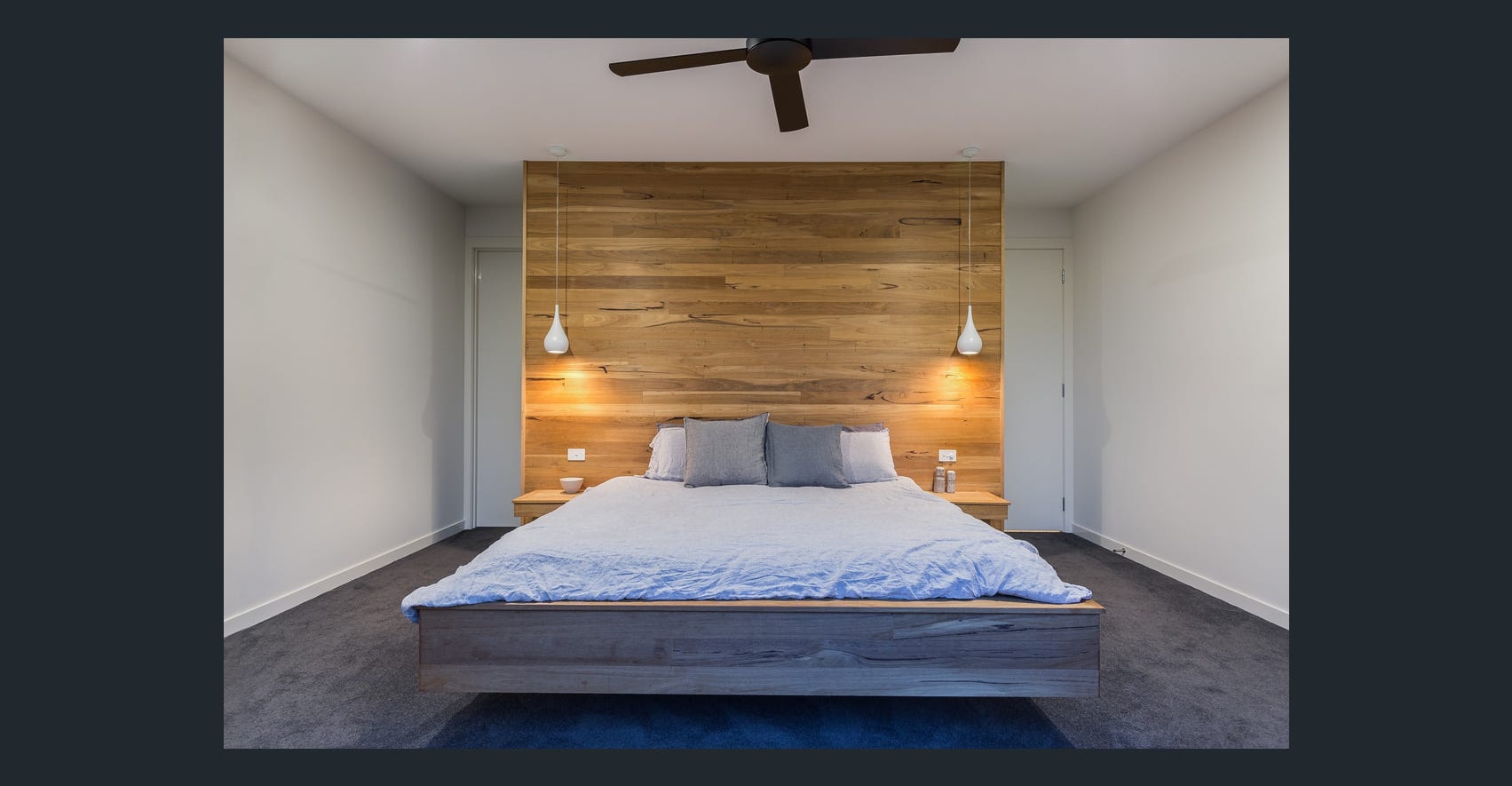 Bedroom Lighting — Rye, VIC — Quin Wyatt Building Designers