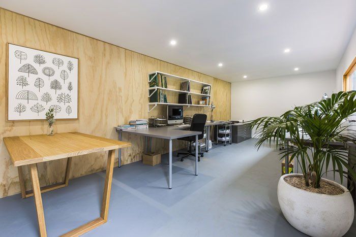 Cozy Office Room — Rye, VIC — Quin Wyatt Building Designers