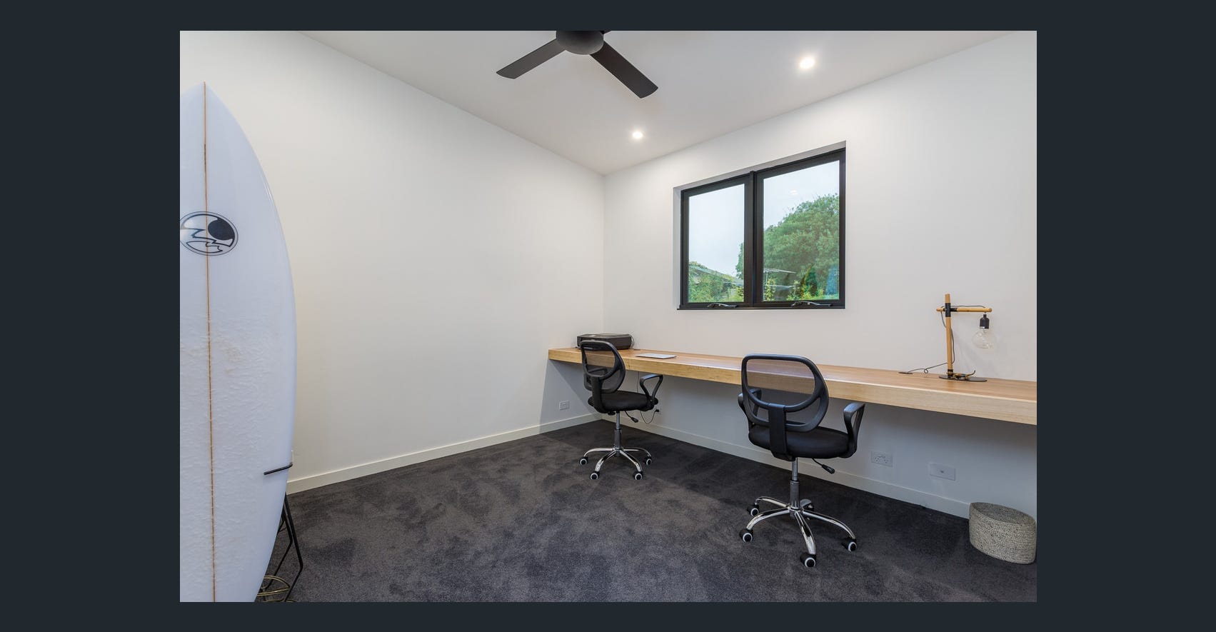 Office Room — Rye, VIC — Quin Wyatt Building Designers