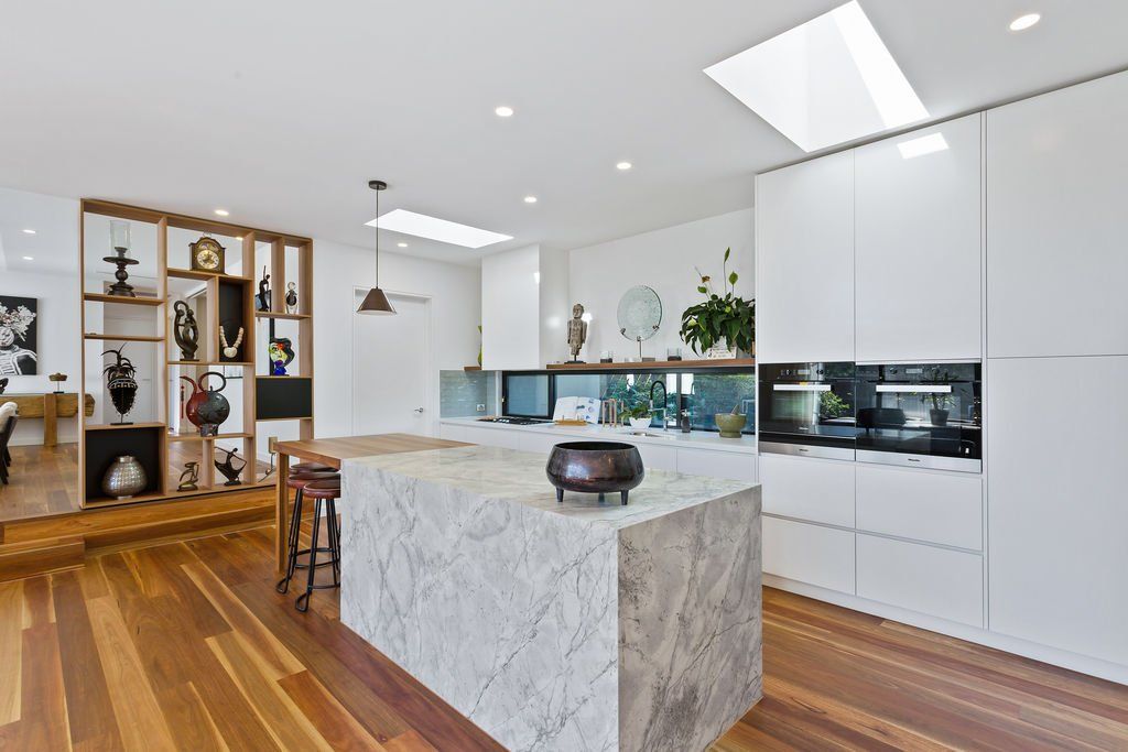 White Cabinet Kitchen — Rye, VIC — Quin Wyatt Building Designers
