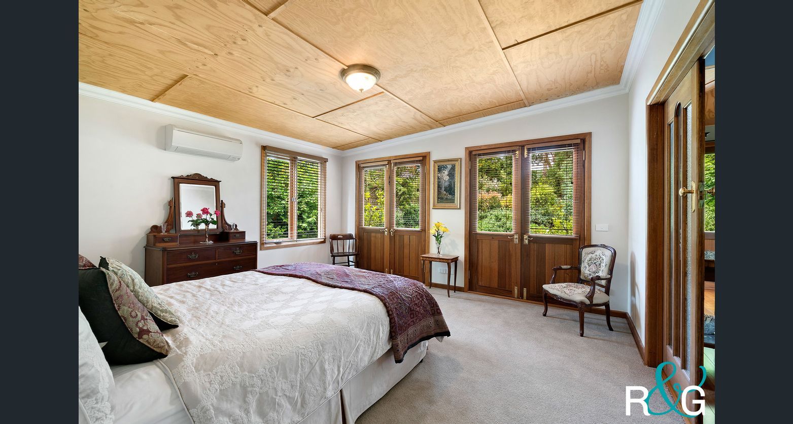 Clean Bedroom Of A House — Rye, VIC — Quin Wyatt Building Designers