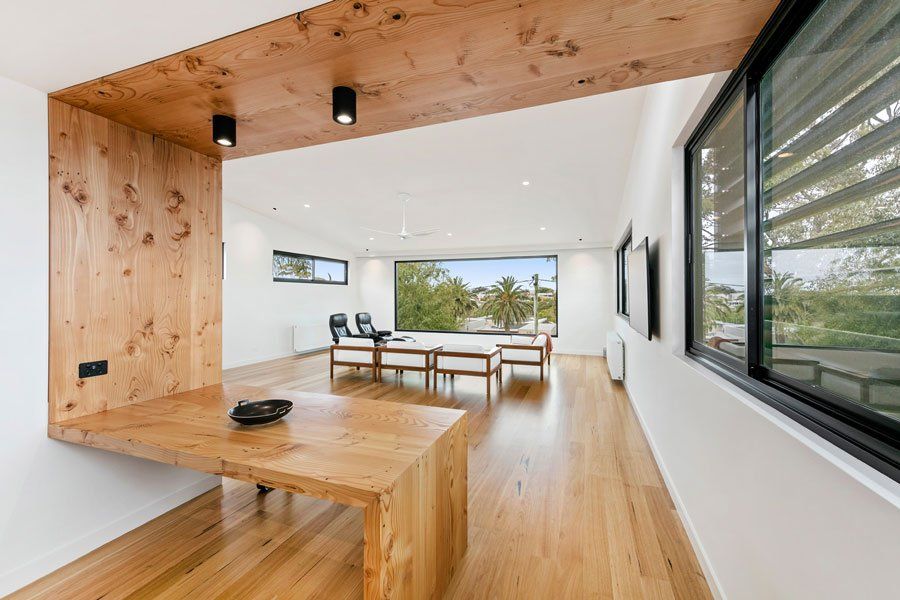 Small Dining Table — Rye, VIC — Quin Wyatt Building Designers