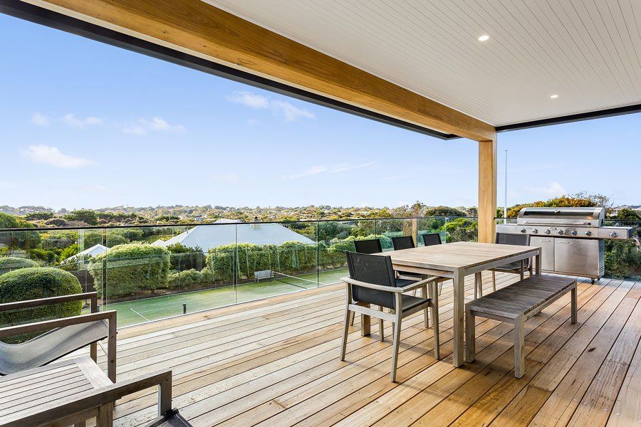 Spacious Dining Room — Rye, VIC — Quin Wyatt Building Designers