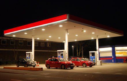 lighting installations and maintenance services for petrol stations