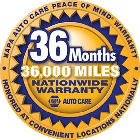 Napa Warranty Badge | Premier Auto
Service Center