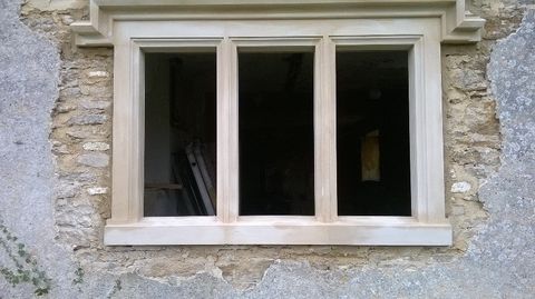 wooden window frames