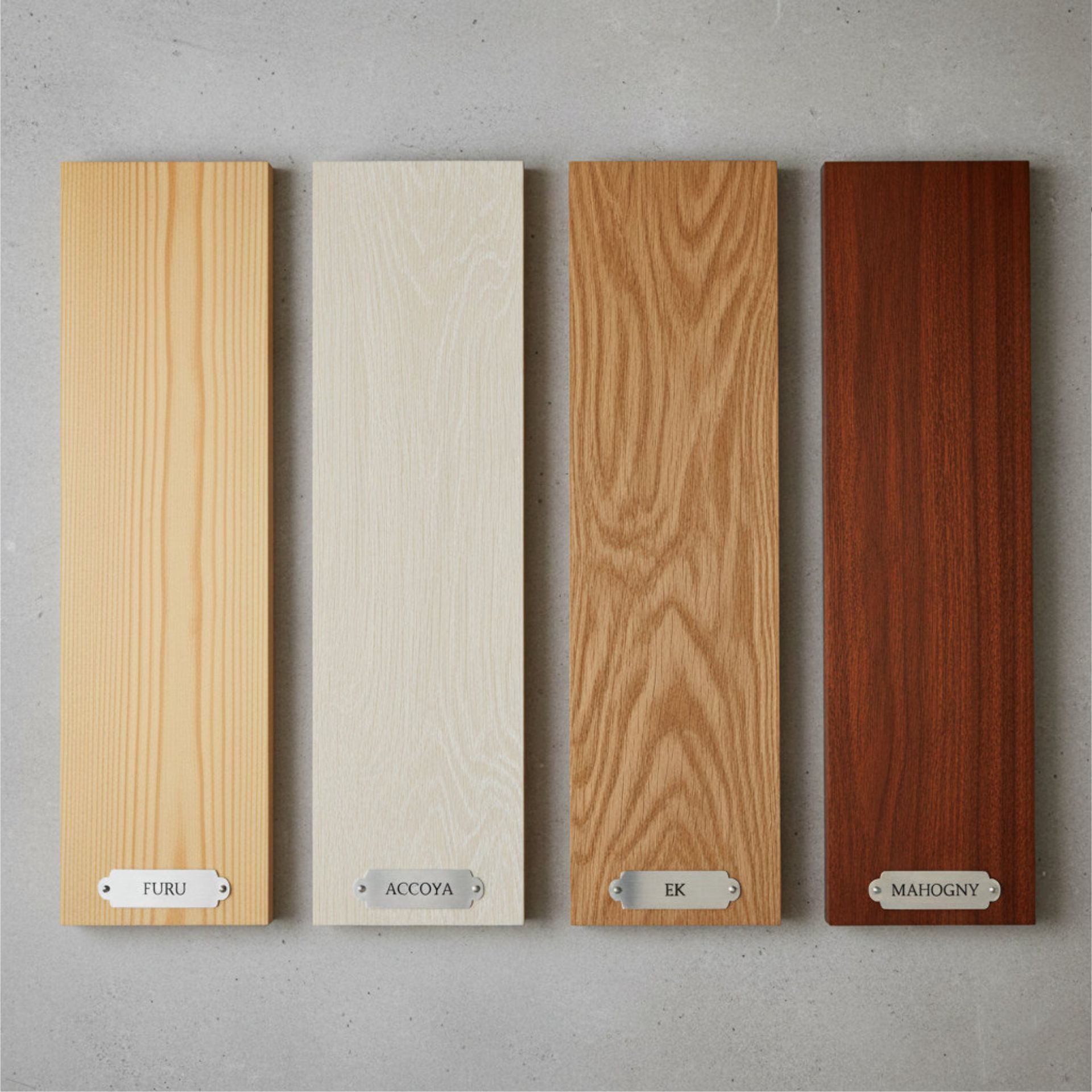 Fyra träslag till vikdörrar trä