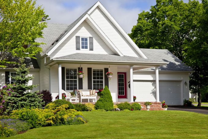 nice charming white house