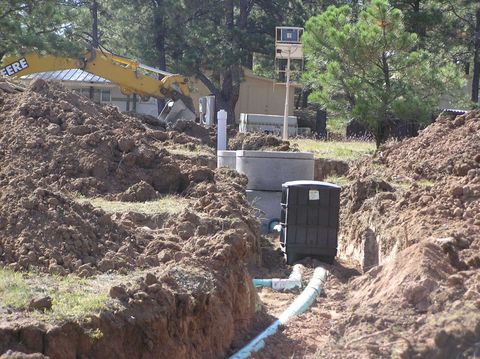 Septic Maintenance — Septic System with Distribution Box in Weston, CO