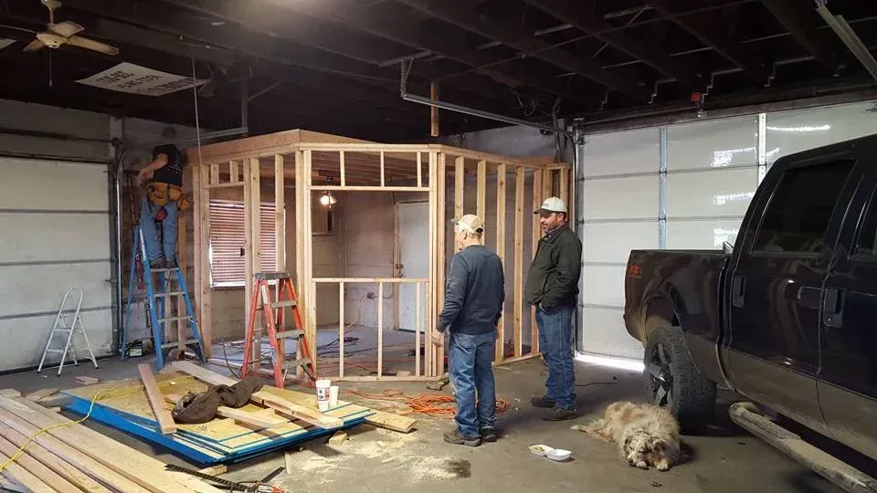 Wood Frame for Auto Shop | Madden Auto Repair