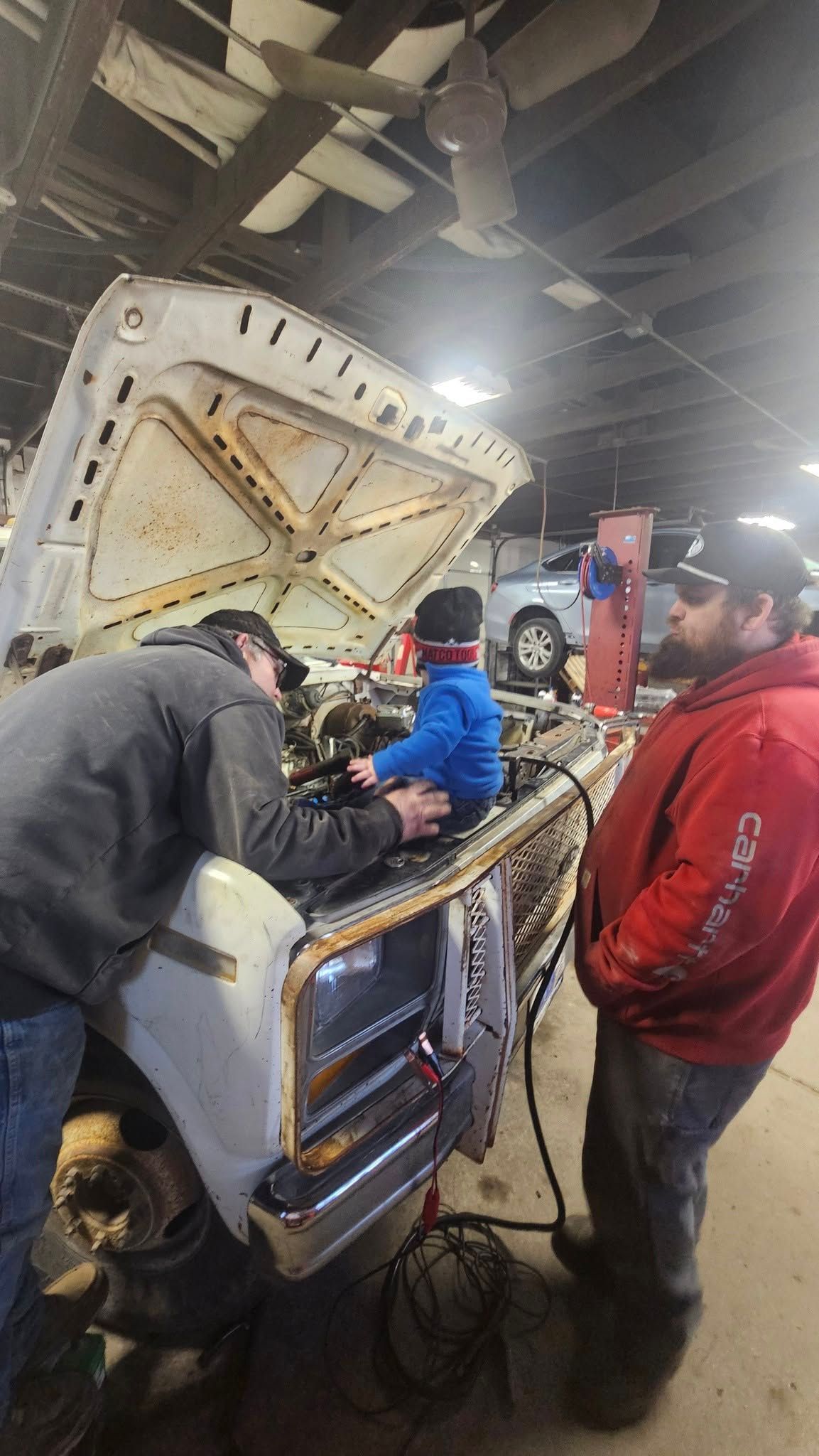 Mechanics Working on Truck | Madden Auto Repair