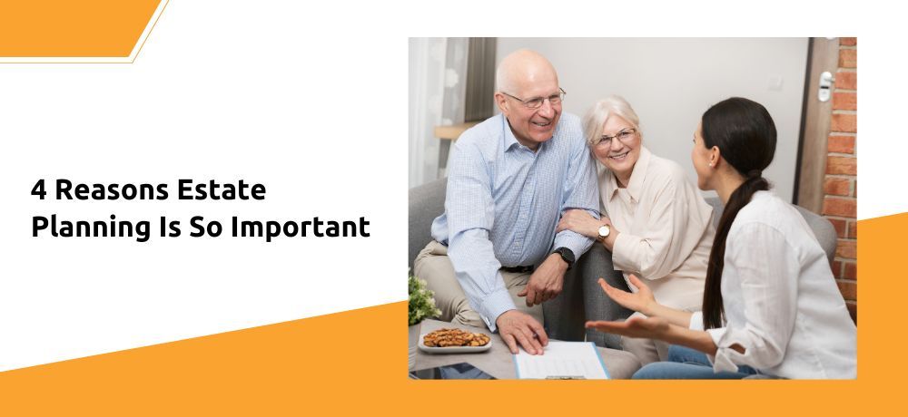 An elderly couple is sitting at a table talking to a woman.