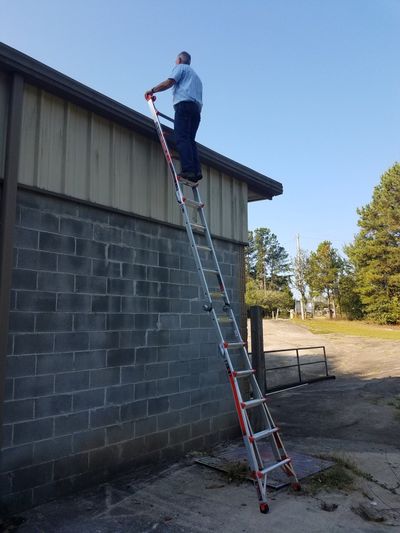 Clark On Ladder — Atlanta, GA — Choice Home Inspection Services