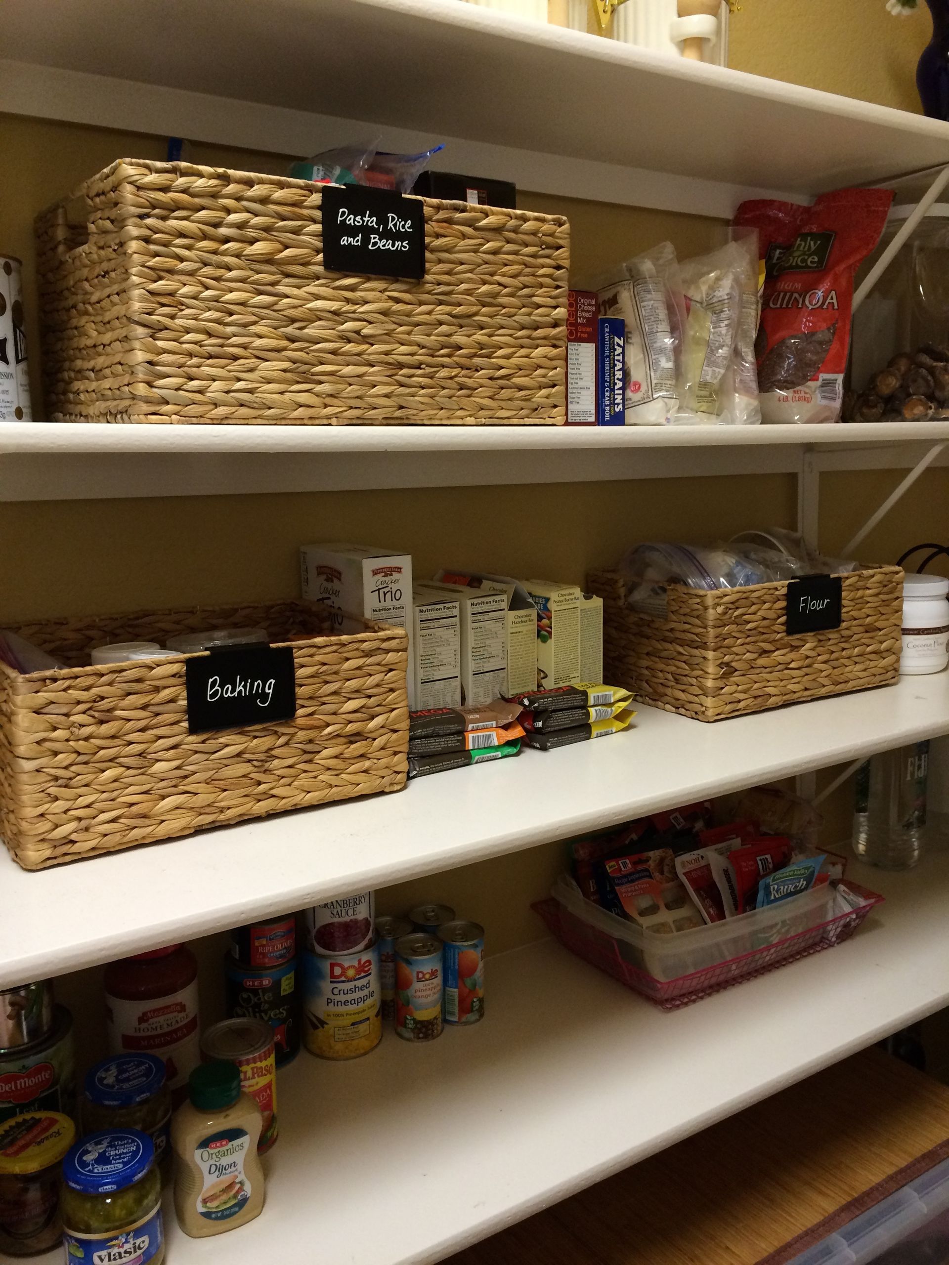 Pantry after The Spruce Goose organized