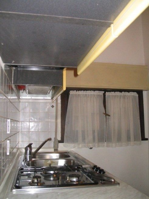 cucina attrezzata di un monolocale