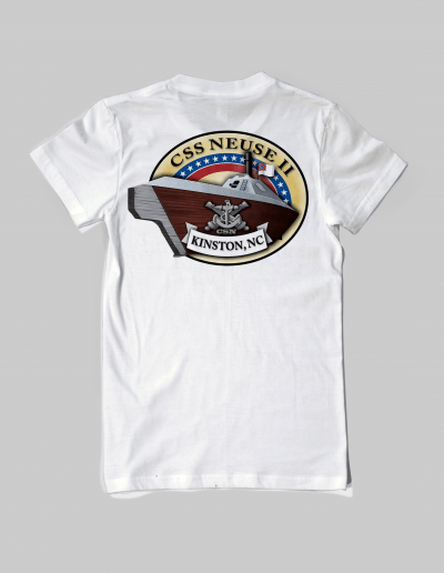 White Shirt With Back Print — Kinston, NC — LIB Graphic Solutions