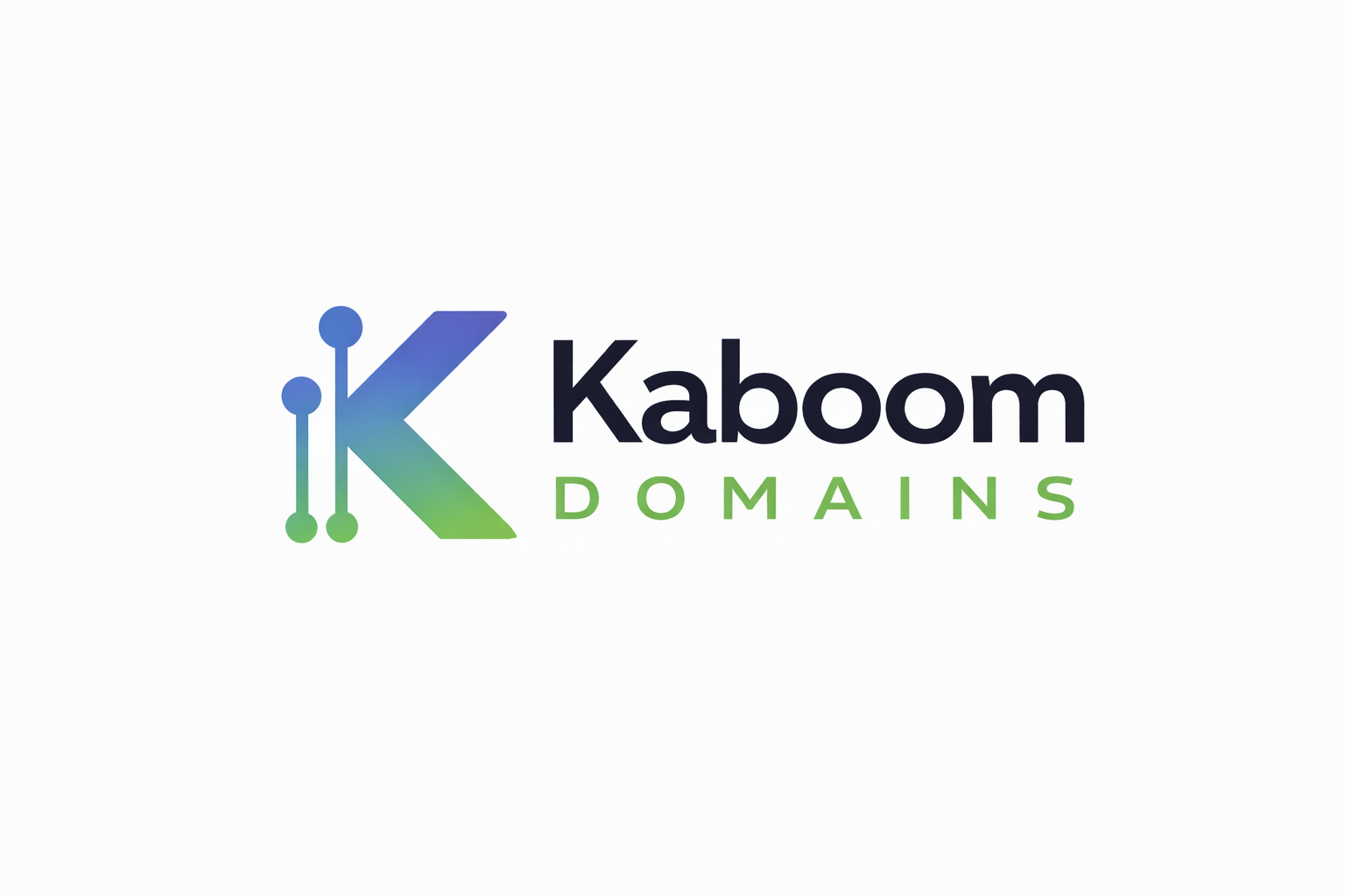 A logo for a company called kaboomasite on an orange background.