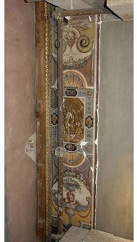 pala d'altare da restaurare