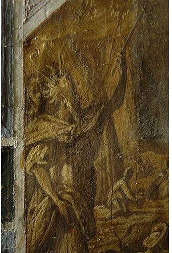 dipinto da restaurare