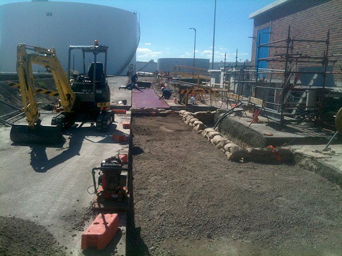 Concrete Foundation and Road Works — Woronora Heights, NSW — Mann's Earthmoving